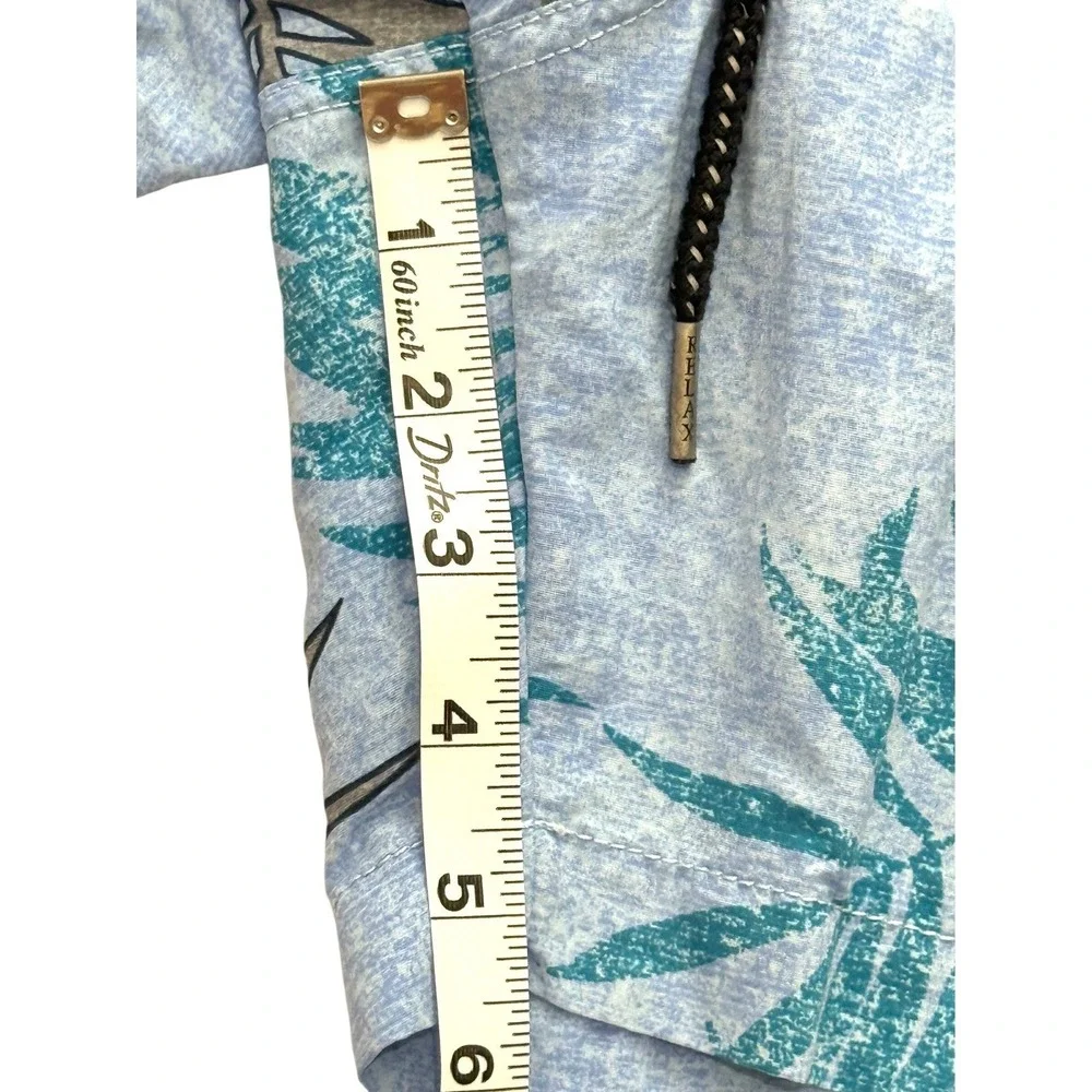 Tommy Bahama Relax Mens XXL Blue Hibiscus Floral‎ Palm Swim Trunks Shorts